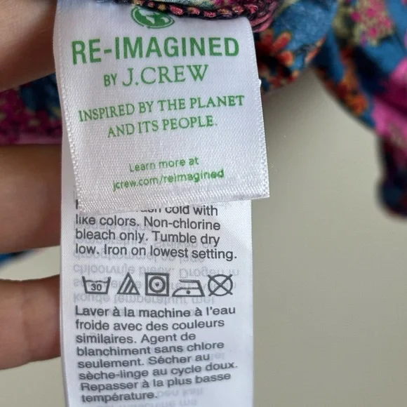 J Crew Small Flutter-sleeve top in Liberty of London Floral Ciara print blouse - Picture 11 of 13